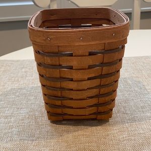Longaberger basket with green accents!